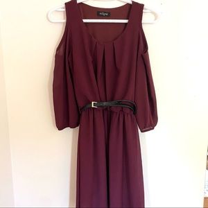 Eclipse Burgundy Formal Dress Size Small